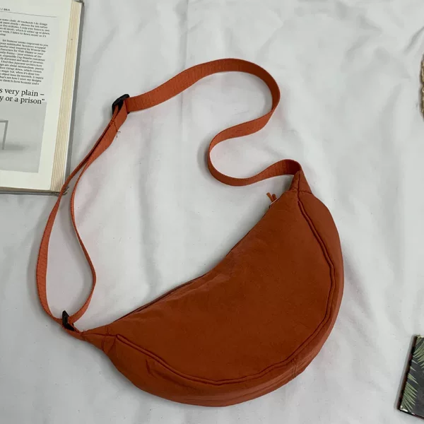 Youjia Fitting Room Same Style Women's Crossbody Bag Xiaohongshu Nylon Dumpling Bag Student Shoulder Bag Cloth Bag Factory Supply
