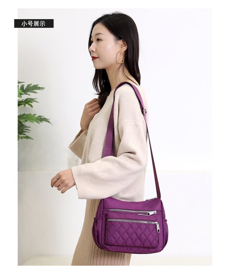 New casual single-shoulder crossbody bag, Oxford fabric bag, simple and fashionable European and American women's bag, cross-border one-piece delivery worldwide undefined