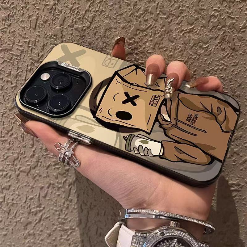 Estilo europeo y americano para Apple 16promax caja de cartón para teléfono móvil para personas iPhone14/13/15pro nuevo