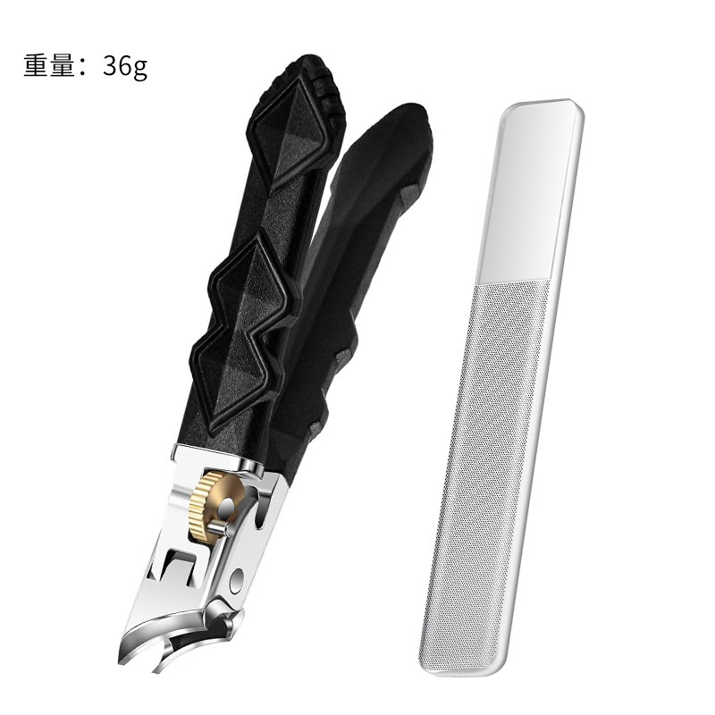 跨境新款大号指甲刀弯头剪厚硬脚趾甲大开口尖嘴修脚钳组合工具套|undefined