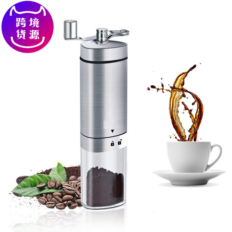 Triangular Hand Coffee Grinder Folding Handle ABSAcrylic Coffee Bean Grinder