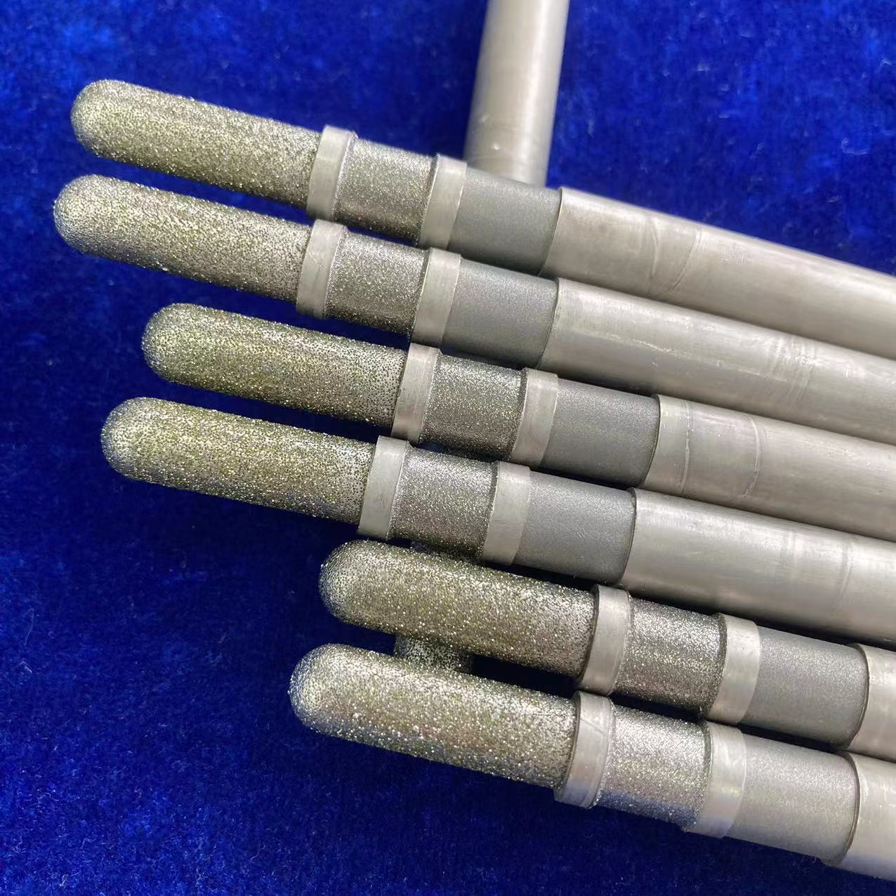 金刚石打磨铣槽磨边磨棒 三合一电镀金刚石磨头打磨玻璃石英转用