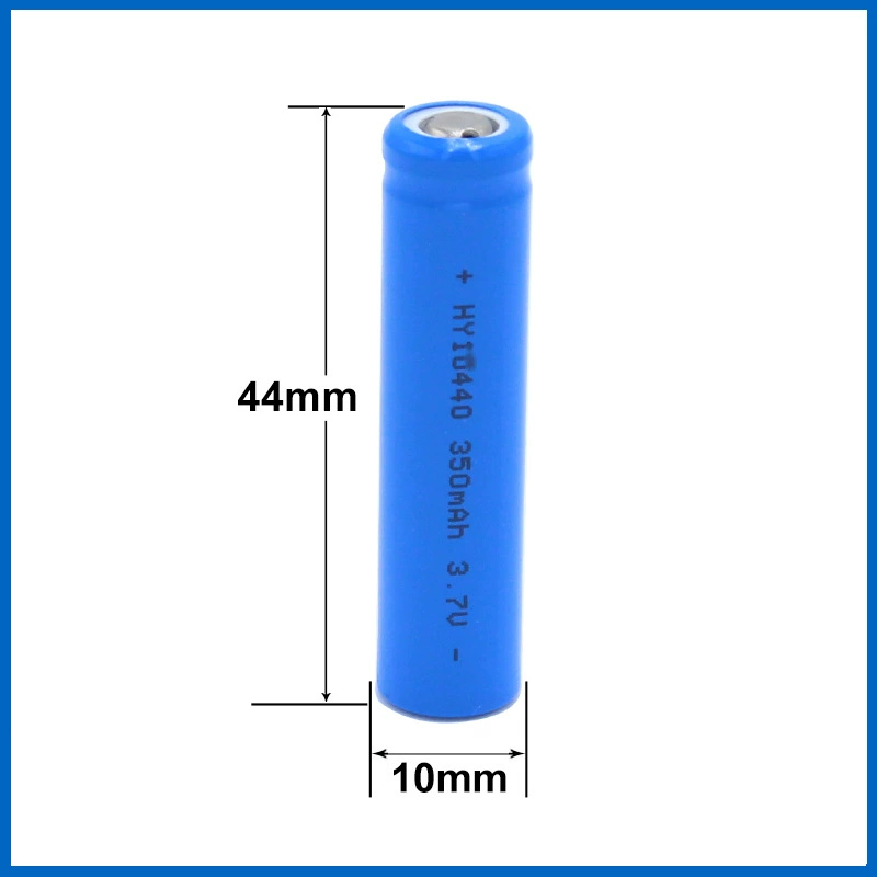 Huayu 10440 350mAh 3.7V высокоскоростной литиевый аккумулятор, оригинальная зарядка, заводская батарейная ячейка