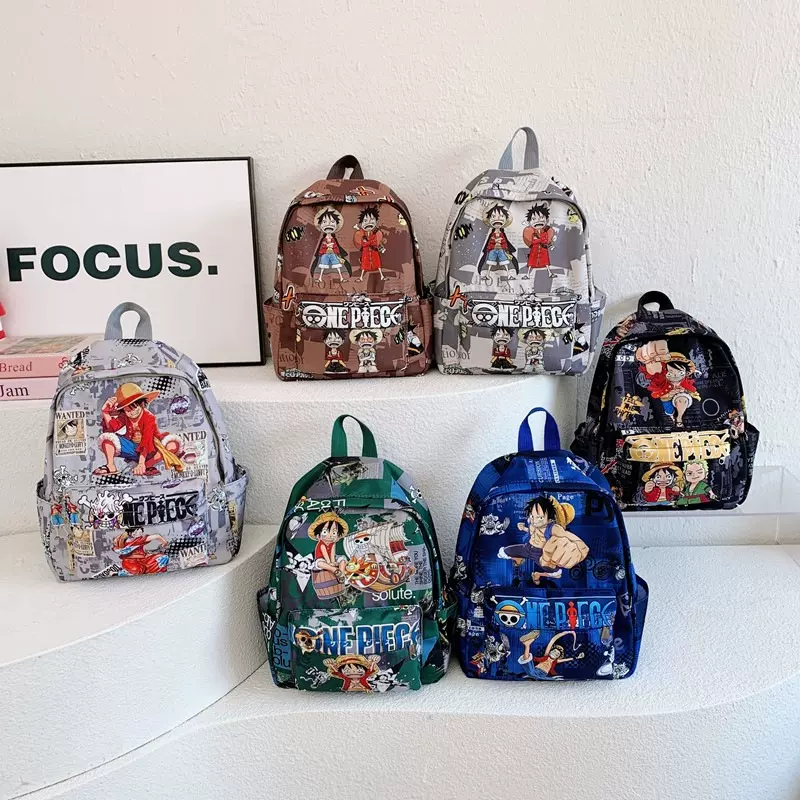双肩包动漫印花卡通儿童书包幼儿园男女童潮流百搭休闲轻便双肩包
