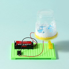 Small technology production, electric flying snow, children's science experiment toys, electrostatic flying snow, electric falling snow material package