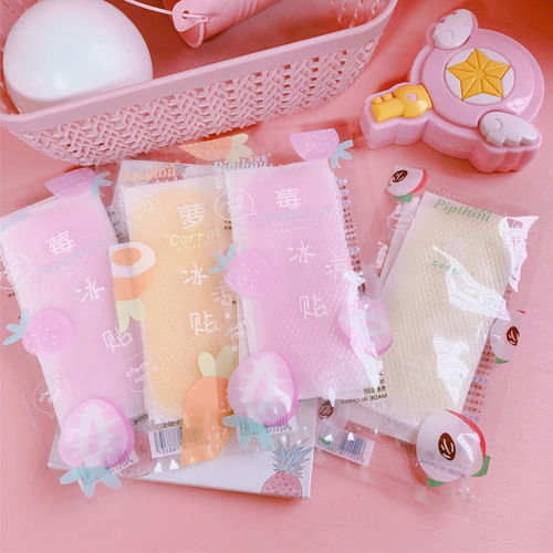 Factory direct supply fruit-flavored cooling patches, military training cooling patches, fever-reducing ice patches, refreshing and invigorating brain patches