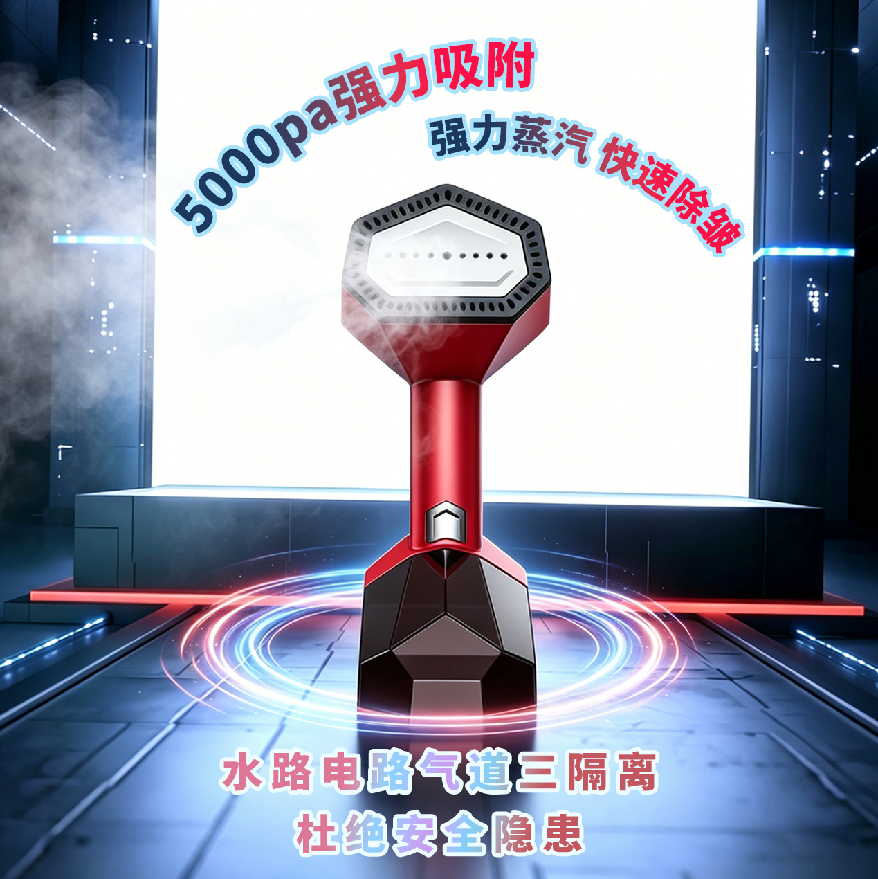 跨境新款吸附式挂烫机蒸汽熨斗家用小型便携吸烫机手持熨烫机批发