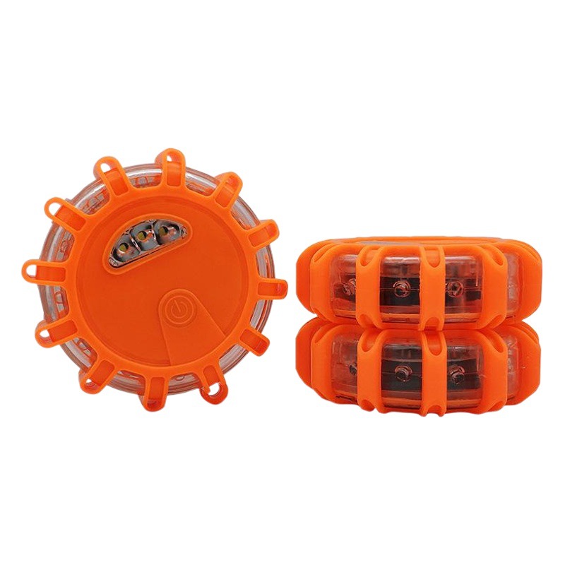 Transfronteriza suministros especiales de automóviles luz de emergencia barricada luz de advertencia giratoria luz de flash 12 + 3 LED luz de advertencia de tráfico image 1