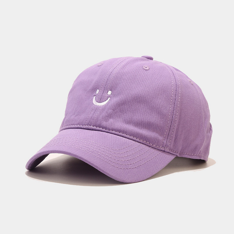 Embroidery Design Unisex Elegant Simple Style Color Block Embroidery Wide Eaves Baseball Cap
