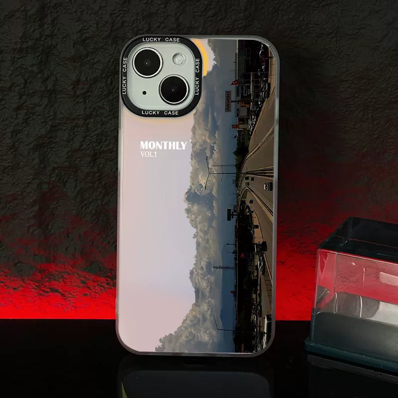Чехол для iPhone совместимый с Apple, iPhone 16 Pro, 11, градиент