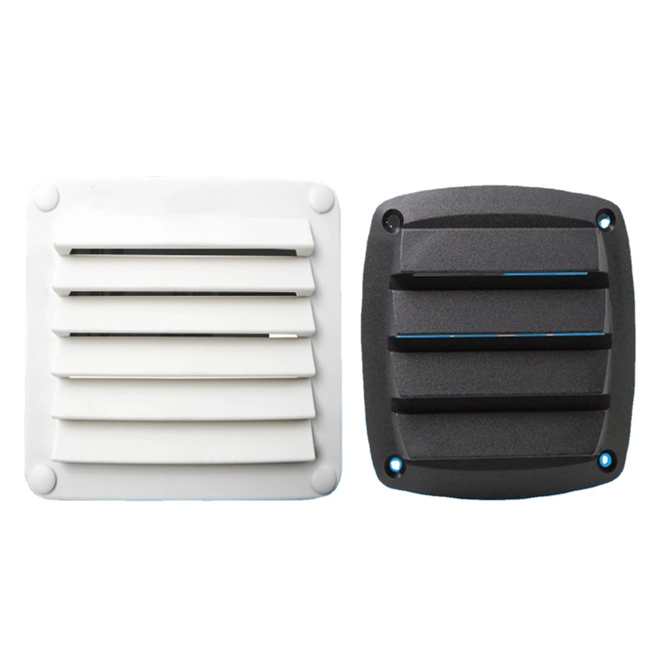 Яхта RV Морское оборудование Выход воздуха Пластиковый вентиляционный лист Жалюзи Радиатор Пластиковый воздуховод Вентиляция