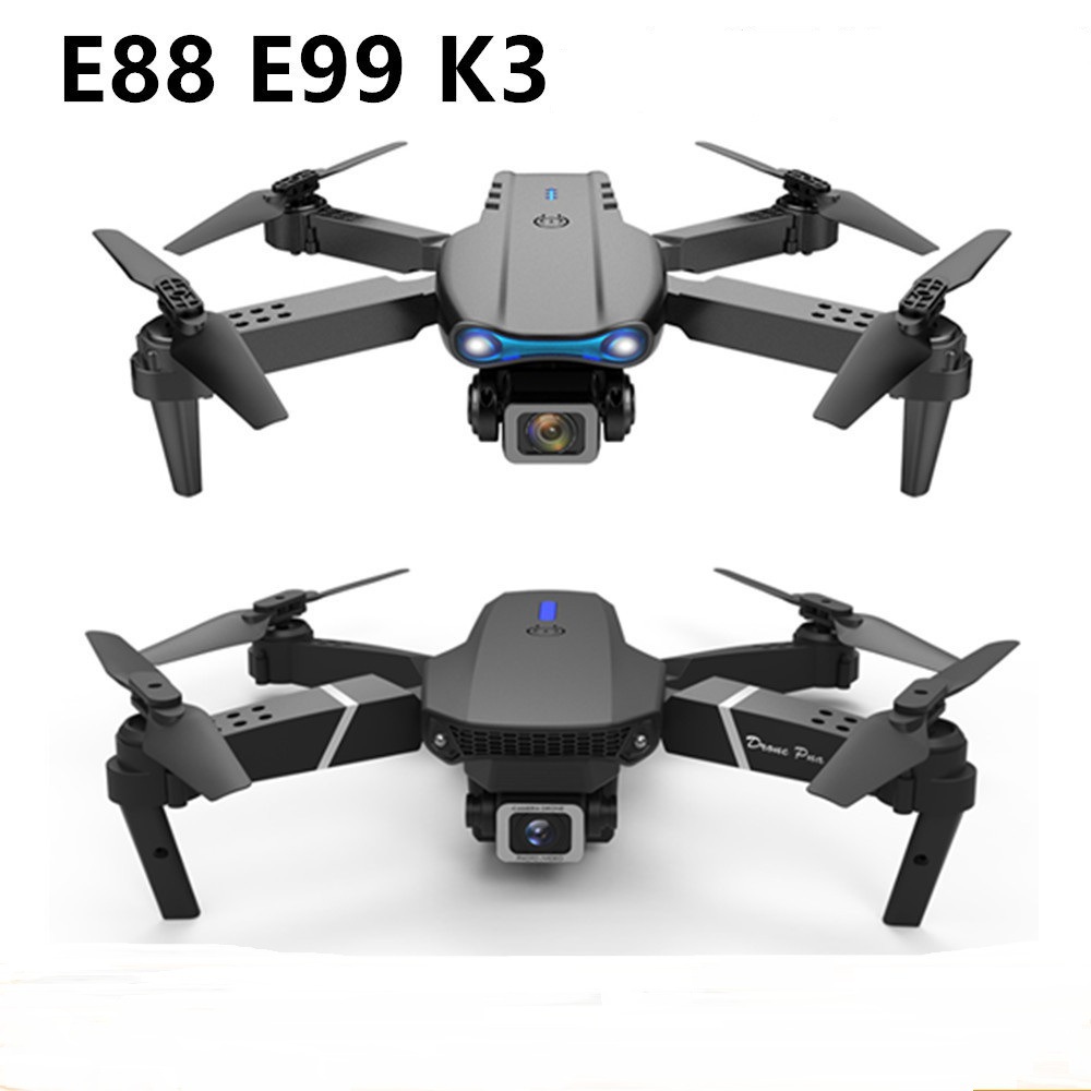 E58E88Pro E99 K3 Remote Control Quadcopter Aerial Photography Obstacle Avoidance Drone 4K Dual Camera E58Drone