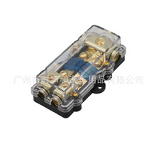 一出二汽车音响保险座带保险丝电源线主机功放低音炮配件改装