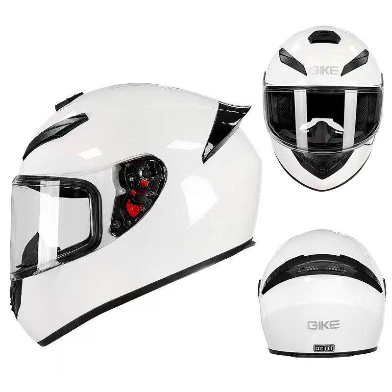Cascos de Motocicleta para Hombre y Mujer, Cascos de Seguridad para Vehículos Eléctricos de Invierno, Cascos Integrales para Motociclistas para Todas las Estaciones, Protección de Tendencia Nacional para Conducir