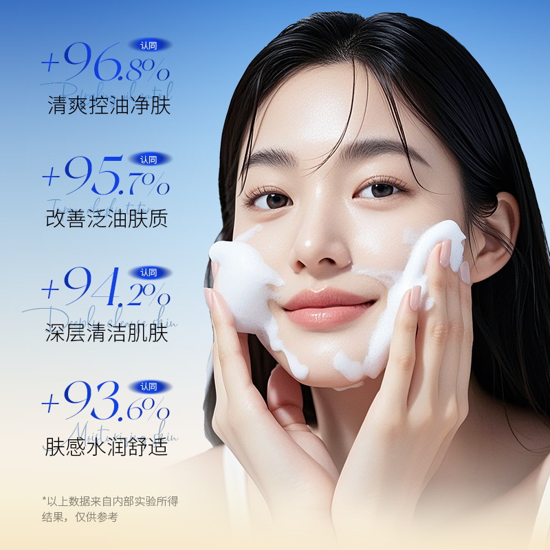 Imagen Belleza Control de aceite de azufre Limpiador Limpiador Limpiador Limpieza profunda Control de aceite Refrescante Hidratante Sin tirantes Limpiador de azufre