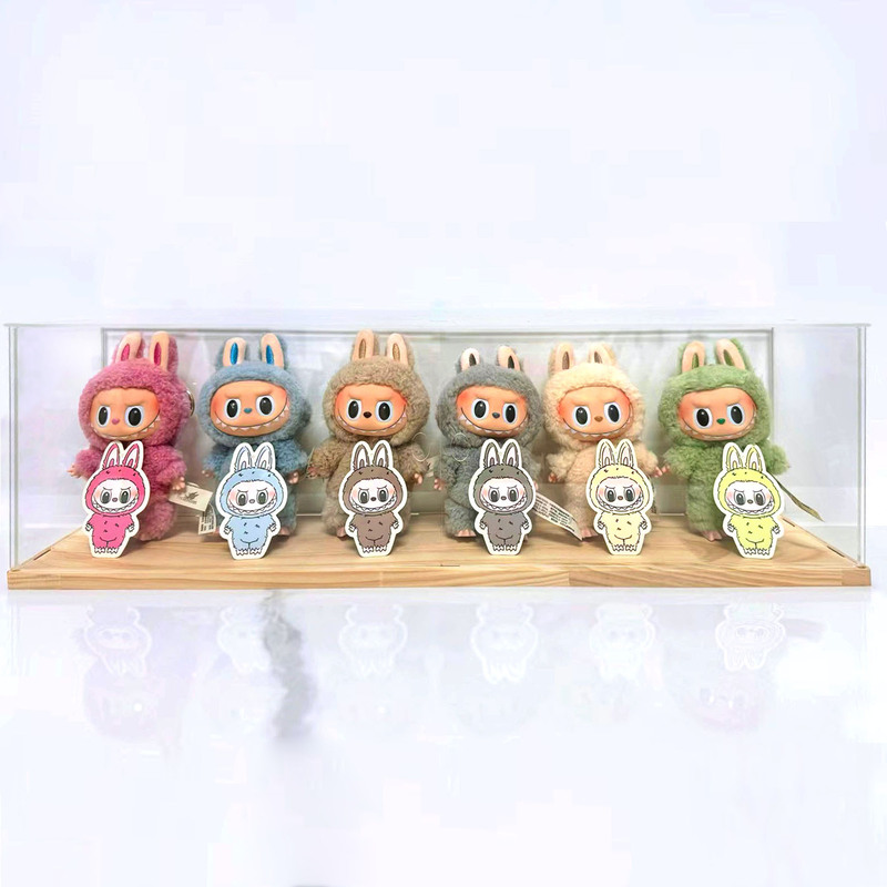 Labubu ラブブ収納ボックスバブルマートぬいぐるみビニールフェイス人形ブラインドボックスディスプレイキャビネット収納ラック|undefined
