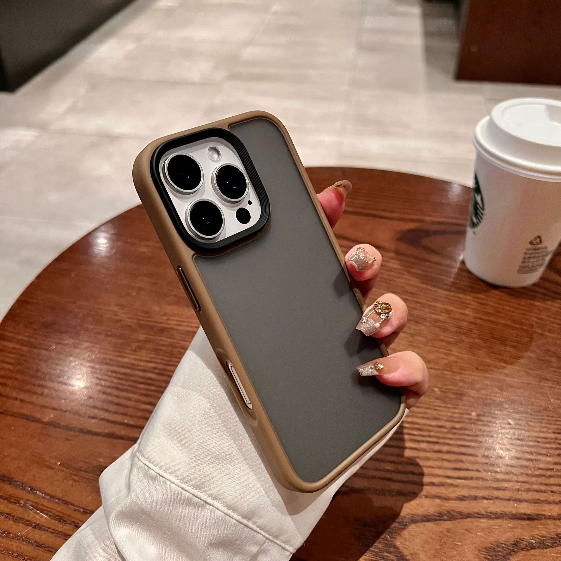 Apple iPhone 16 классический матовый чехол для телефона, совместим с Pro, защитный чехол