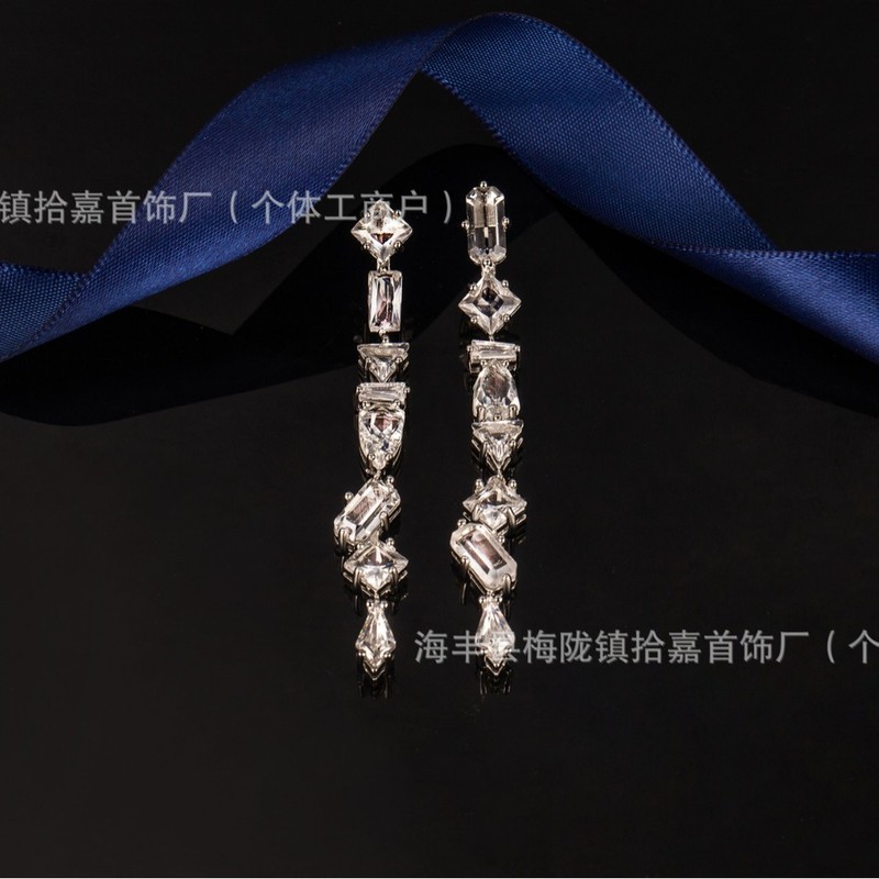 施家Mesmera白水晶手链水滴项链情侣款简约轻奢小众厂家批发代发|undefined