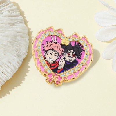 Yaxa sancaqları Megumi Heart-Shaped Badge Spell
