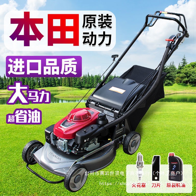 本田草坪机GXV160自走草坪机四冲程汽油割草机草坪剪草手推草坪机