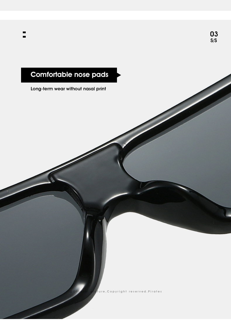 60g Weight Full Frame Glasses Structure Sunglasses Classification PC, UV400 Protection Lens Material Square Glasses Style Travel, Daily Occasion Solid Color Pattern All Seasons Season Unisex Gender Hip-Hop Style Grey, Pink Color Hip-Hop Solid Color PC UV400 Protection Square Full Frame Women's Sunglasses 4