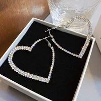 Модные серьги, серебро 925 пробы, европейский стиль, инкрустированы diamonds