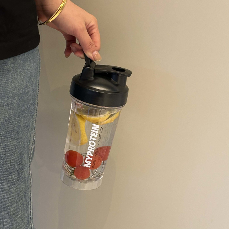 Taza de agitación deportiva con taza de agua de 600ml