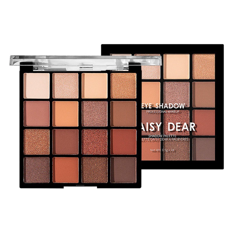 Встряхните такие же красочные 16-цветные водонепроницаемые тени для век с защитой от пота, оригинальные товары, пластина для теней для век Lazy Earth