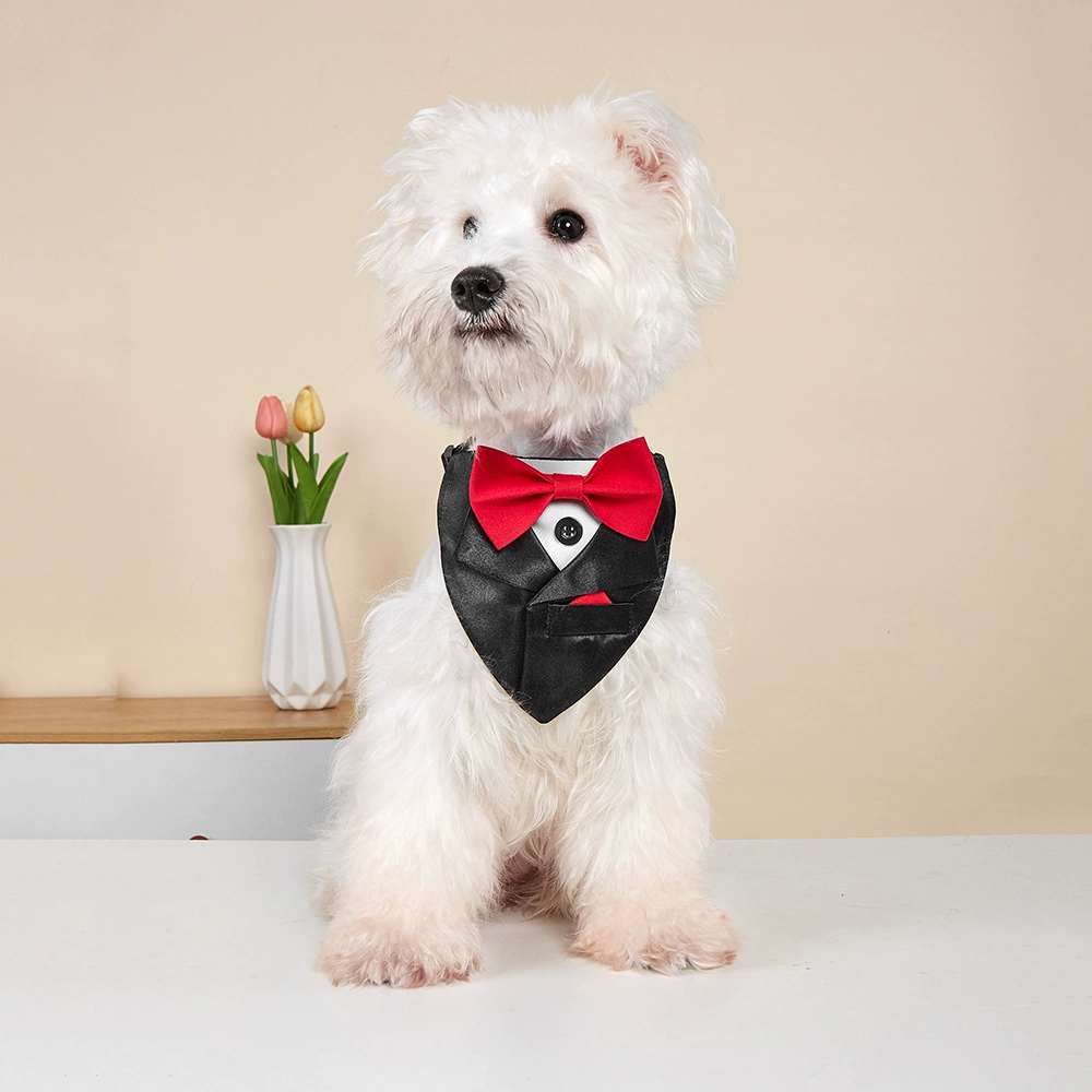 TANPOPO трансграничный новый костюм для домашних животных, треугольный шарф, свадебная вечеринка, украшение для домашних животных, шарф для кошек и собак, ошейник для собак
