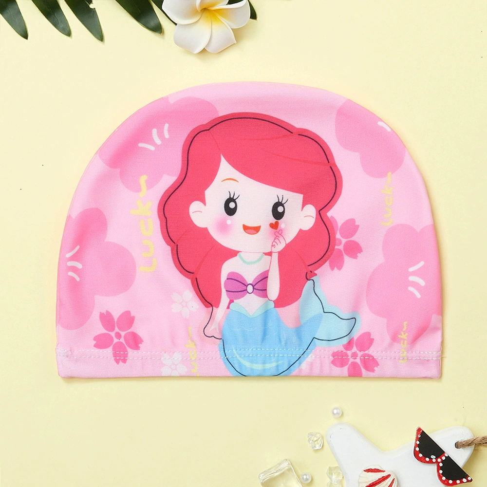 Cartoon comfortable swimming cap for swimming, for teenagers