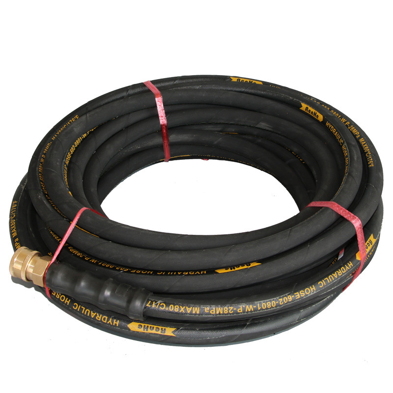 水力洁超高压清洗机55/58型高压管单双层钢丝管经久耐用耐磨可用