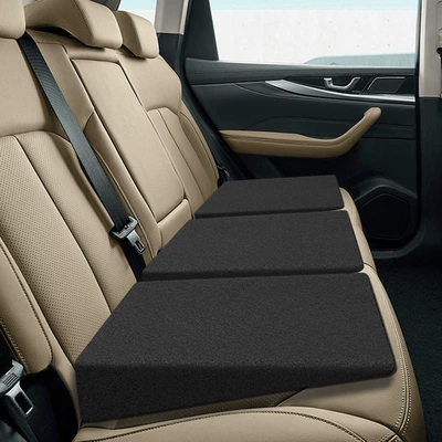 Other Automotive Interior Supplies – Rear Leveling Pad Car Mattress - with-cloth-cover-3-rear-leveling-pads-black-8cm-thickness-dedicated-to-rear-seat-leveling-pads