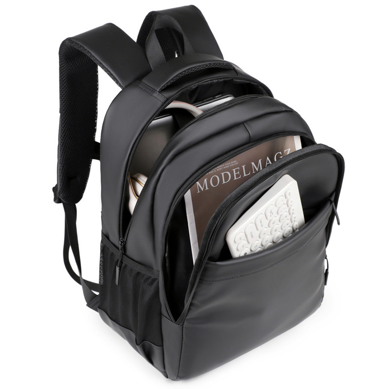 Mochila de negocios de gran capacidad nueva bolsa de computadora de viaje de viaje de corta distancia de color sólido simple mochila de almacenamiento de viaje