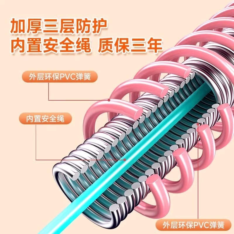 弹簧呼啦圈软式软体女美腰成人健身瘦腰加重不伤腰折叠软收腹瘦身|undefined