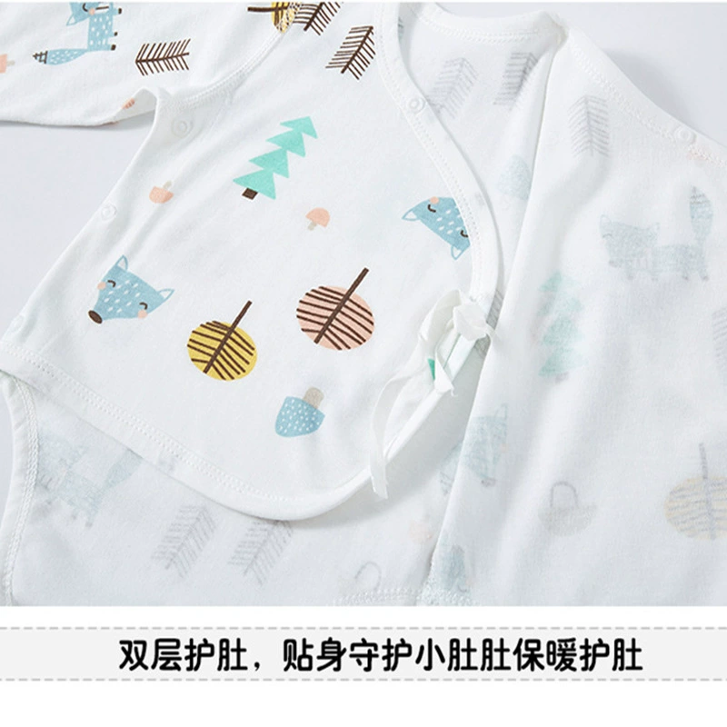Children's demi-season thermal underwear, bodysuit, thin cotton autumn long-sleeve for new born for men and women girl's