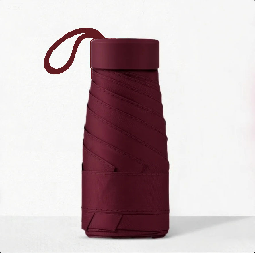 Paraguas solar para mujeres protector solar anti-UV paraguas portátiles pequeñas paraguas sol y lluvia mini paraguas personalizados al por mayor