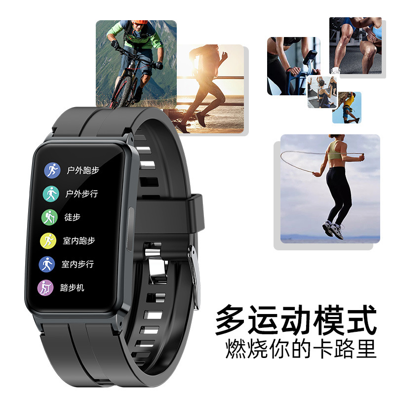 Reloj EP01 para mujer con ECG, monitorización de la temperatura corporal, oxígeno en sangre, frecuencia cardíaca, información de la presión arterial, clima, ejercicio, monitorización inteligente de la salud