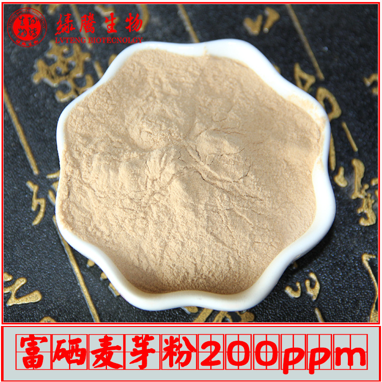 富硒麦芽粉200ppm 绿腾供应 食品级 小麦胚芽粉 富硒小麦胚芽粉