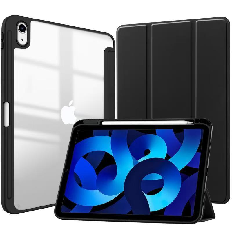 适用iPad11平板保护壳第10代平板壳三折亚克力实色平板保护套12.9|undefined