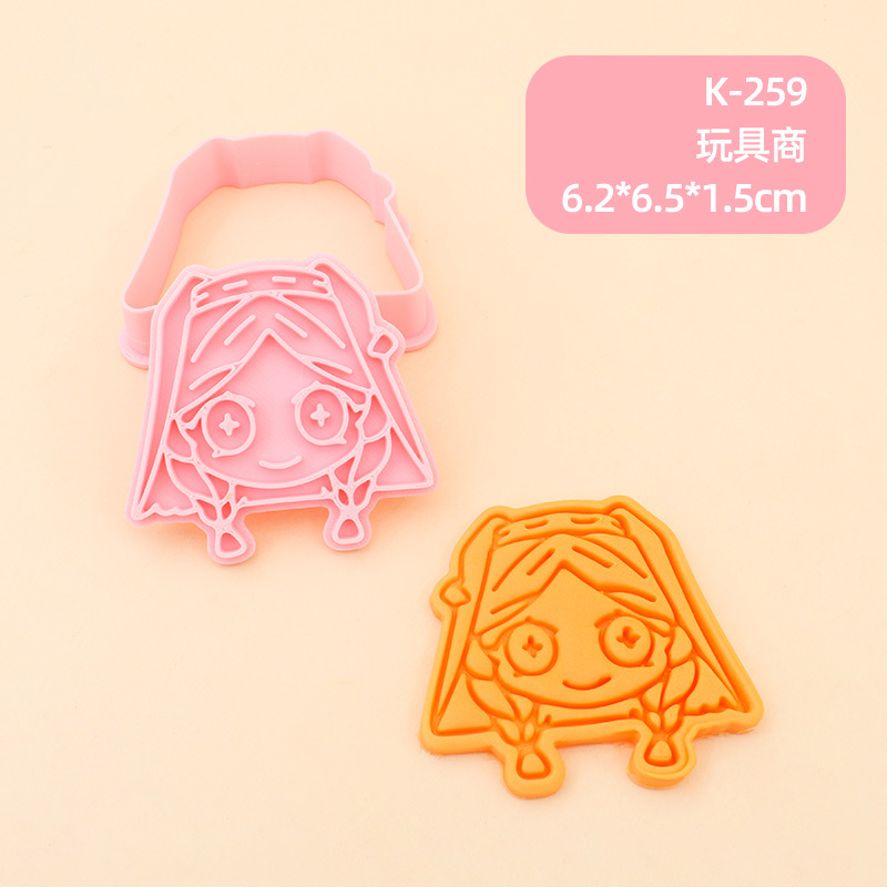 Juego de Moldes para Galletas 3D Personajes de Anime de Plástico para Repostería image 30