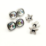 适用AJ空军一号鞋带鞋子上面装饰鞋带扣配饰卡扣鞋扣鞋花钻石配件