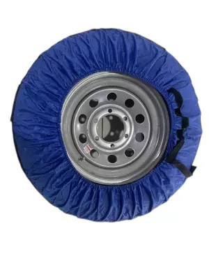 Spare wheel cover tire spare tire cover winter - blue-black