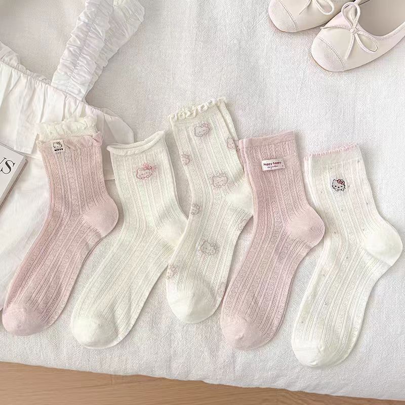 2026 New Spring and Summer High-Appearance Versatile Thin Bow Socks Cute Breathable Mesh Socks Women's Socks 2026 New Spring and Summer High-Appearance Versatile Thin Bow Socks Cute Breathable Mesh Socks Women's Socks
