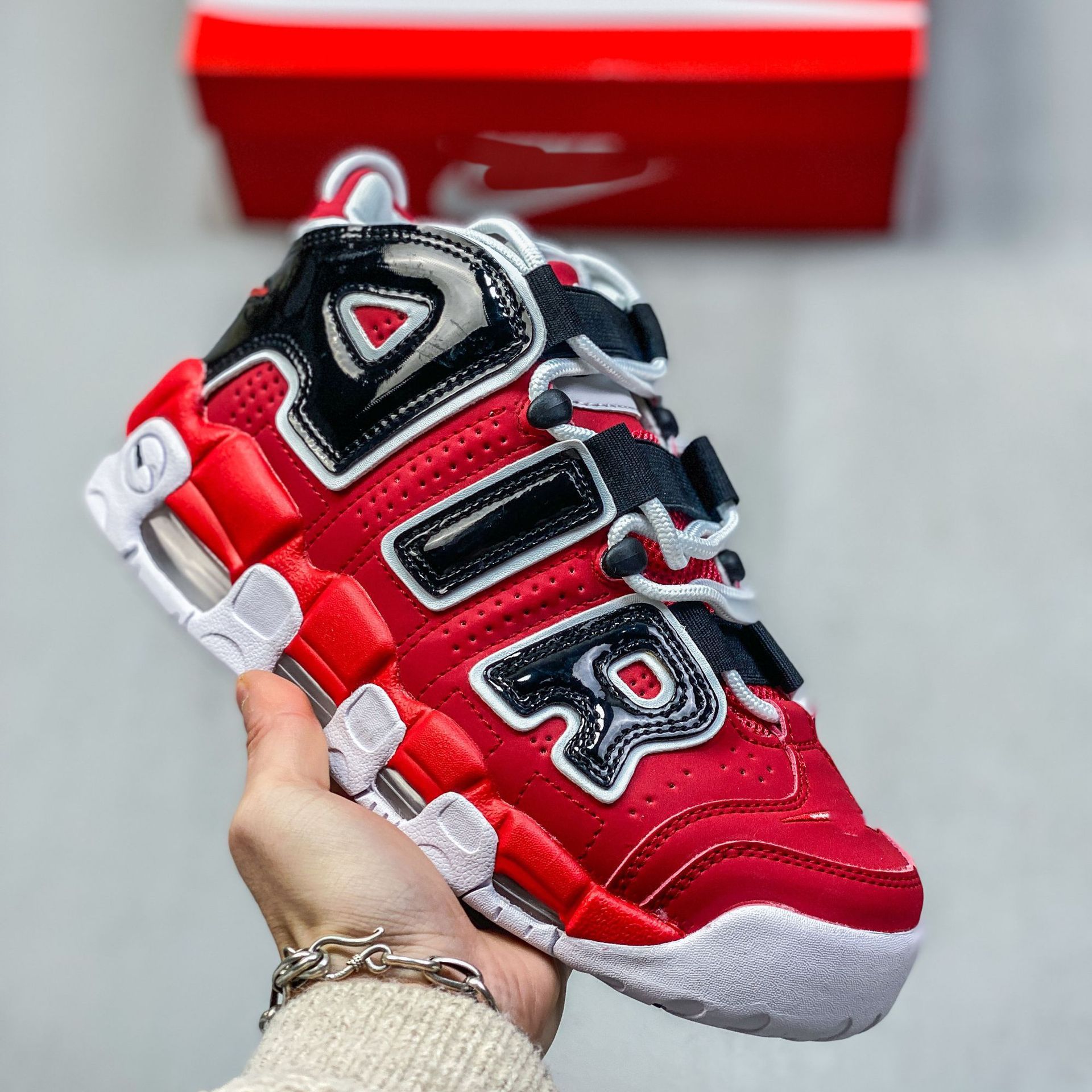 Zapatos de baloncesto de aire de cuero puro 3M zapatos deportivos casuales con almohadilla de aire negro y blanco panda alienígena zapatos para hombres y mujeres
