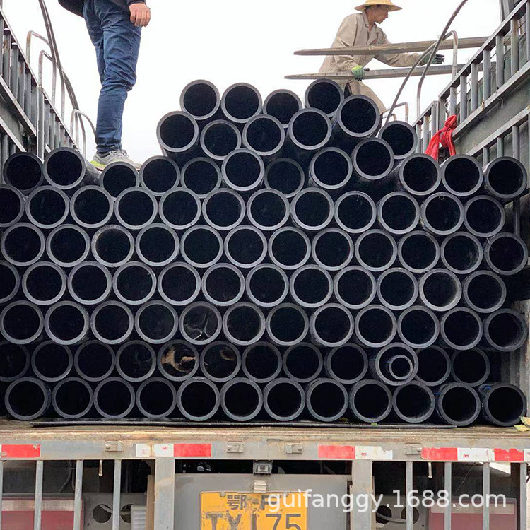 贵阳厂家全新料HDPE给水管市政工程黑色抗压dn110包过检16公斤