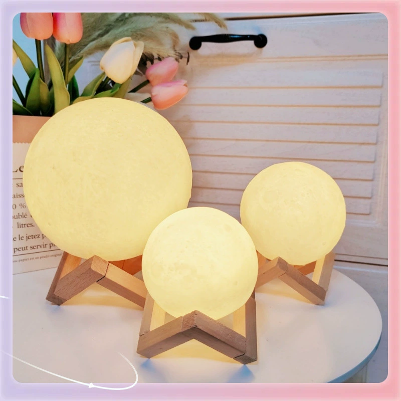 Ночной свет, луна для гостиной/спальни/на столе, настенные творческие светильники для кровати, инста-знаменитость