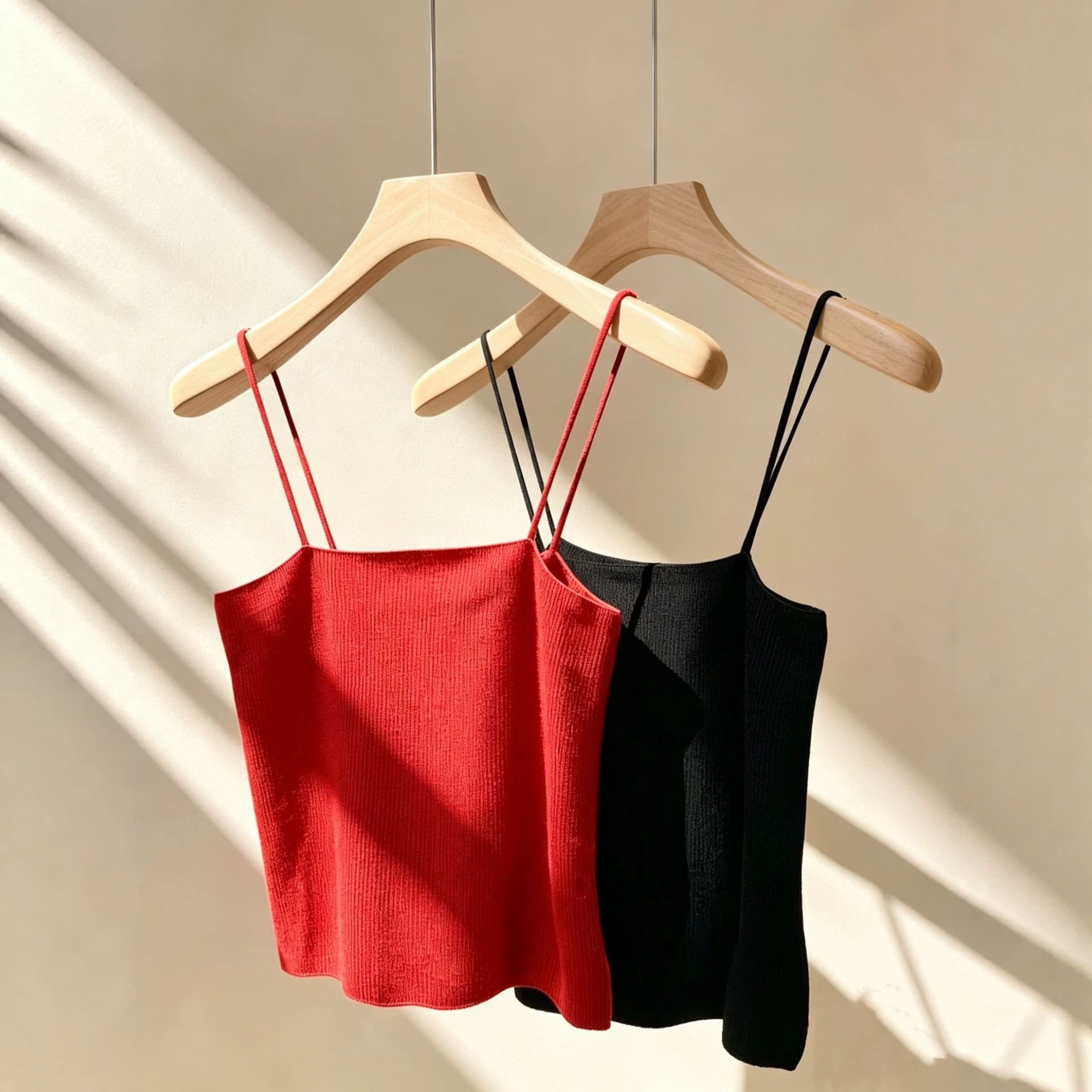 Women's pure wool knitted vest, 2026 all-season style, sleeveless sexy camisole, cropped top, tube top