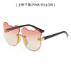 Children's sunglasses for boys, sun protection cream, decorations, glasses solar-powered, new collection, Korean style, UF-protection