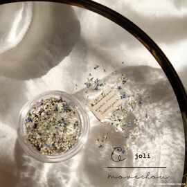 日系ins新款混色蕾丝花干花油画风混合小干花碎花押花美甲diy装饰