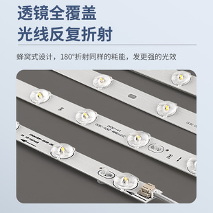 ✅ Sky City Light Strip Irregular Ceiling Lamp Shape Lamp Living Room Headlight 90cm Rectangular 1.1m Wicks